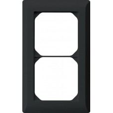 UP-Kopfzeile Hager kallysto.line 2x1 schwarz vertikal