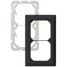 UP-Kopfzeile Hager kallysto.line 2x1 schwarz