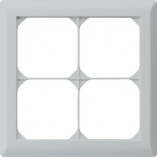 UP-Kopfzeile Hager kallysto.line 2x2 hellgrau