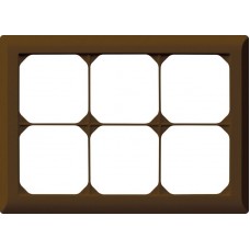 UP-Kopfzeile kallysto.line 2×3 braun horizontal