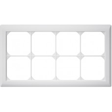 UP-Kopfzeile Hager kallysto.line 2x4 weiss horizontal