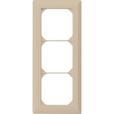 UP-Kopfzeile Hager kallysto.line 3x1 beige vertikal