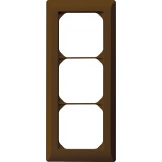 UP-Kopfzeile Hager kallysto.line 3x1 braun vertikal