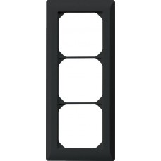 UP-Kopfzeile Hager kallysto.line 3x1 schwarz vertikal