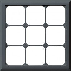 UP-Kopfzeile Hager kallysto.line 3x3 anthrazit