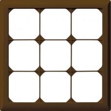 UP-Kopfzeile Hager kallysto.line 3x3 braun