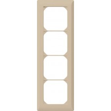 UP-Kopfzeile Hager kallysto.line 4x1 beige vertikal