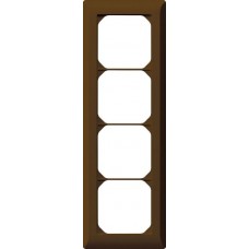 UP-Kopfzeile Hager kallysto.line 4×1 braun vertikal