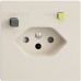 UP-Steckdose EDIZIOdue T13 FI 30mA shutter crema F