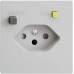 UP-Steckdose EDIZIOdue T13 FI 30mA shutter hellgrau F