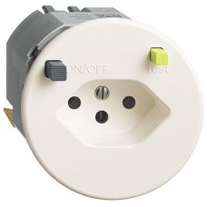 UP-Steckdose Feller Standard T13 FI 30mA weiss P