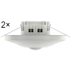 UP/EB-Bewegungsmelder-Aktionsset Theben HTS 2xLUXA 103-100 360° weiss