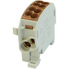 Verteilerblock Typ C 2x25/ 2×16mm² 100A braun