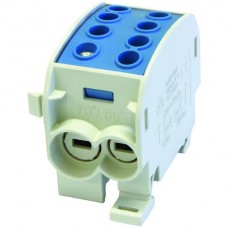 Verteilerblock Typ C 2x70/ 2×50mm² 160A blau