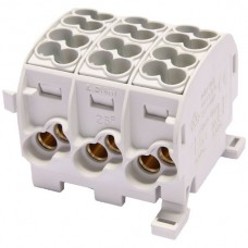 Verteilerblock Typ C 6x25/ 6×16mm² 100A grau