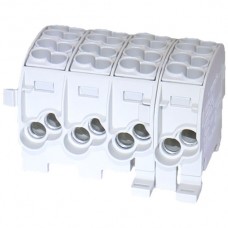 Verteilerblock Typ C 8x25/ 8×16mm² 100A grau