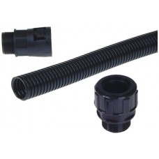 Wellschlauch Plica Nylflex Ø17mm Polyamid 6 schwarz - 50m