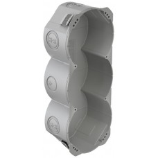 Hohlwanddose HSB D83 Basic 3x1 203x83x50mm GDP 850°C grau