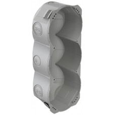 Hohlwanddose HSB D83 Basic 3x1 203x83x65mm GDP 850°C grau