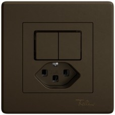 UP-Kombination EDIZIO.liv SNAPFIX® 2xSchema 3+T23 braun (umbra) GMI A