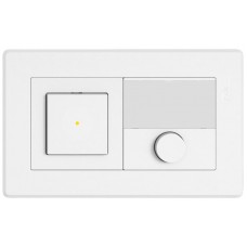UP-Kombination EDIZIO.liv SNAPFIX 1x2 96x156mm Wechsler+Schliesser beleuchtet weiss GMI.A.L.H UP-Kombination EDIZIO.liv SNAPFIX 1x2 96x156mm Wechsler+Schliesser beleuchtet weiss GMI.A.L.H