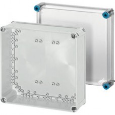 Apparategehäuse Hensel K 0200 grau leer mit transparenter Deckel 300x300x170mm