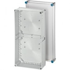 Apparategehäuse Hensel K 0400 grau leer mit transparenter Deckel 300x600x170mm