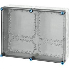 Apparategehäuse Hensel Mi 0600 grau leer mit transparenter Deckel 600×450×170mm