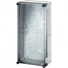 Apparategehäuse Hensel grau MI 9400 leer mit Deckel transparent 600x300x170