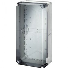 Apparategehäuse Hensel grau MI 9410 leer mit Deckel transparent 600x300x214