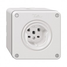 NAPU-Steckdose NEVO 1×T25 weiss
