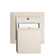EB-Montageset EDIZIOdue mit Flachauslasshaube für 2x Keystone crema FKE