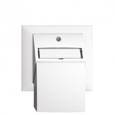 EB-Montageset EDIZIOdue mit Flachauslasshaube für 2x Keystone weiss FKE