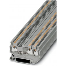 Durchgangsreihenklemme Phoenix Contact Push-In TWIN 0.14...1.5mm² grau