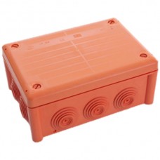 AP-Abzweigdose orange 166 E90 IP66 166×116×70mm mit Nippel