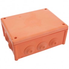 AP-Abzweigdose 216 E90 IP66 216×166×90mm orange mit Nippel