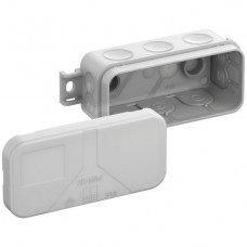 AP-Abzweigdose 2K-Mini AB-L 89×43×38mm, IP55, grau
