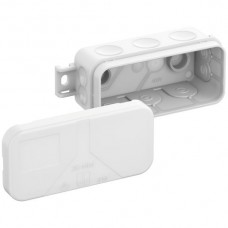 AP-Abzweigdose 2K-Mini AB-L/w 89×43×38mm IP55 weiss