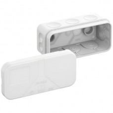AP-Abzweigdose 2K-Mini-L/w 89×43×38mm IP55 weiss
