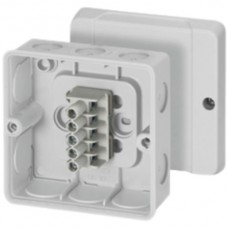 AP-Abzweigdose 5x4mm2 DE 9345 Hensel grau IP 54