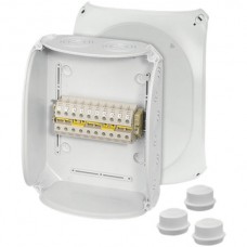 AP-Abzweigdose Hensel DK 2516 mit Reihenklemme 5×16mm² grau
