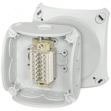 AP-Abzweigdose Hensel RK 0207 mit Klemme 7×2,5mm² grau