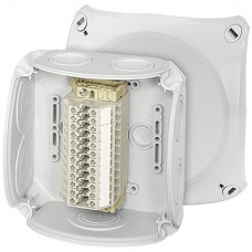 AP-Abzweigdose Hensel RK 0612 mit Klemme 12×4mm² grau