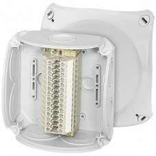 AP-Abzweigdose Hensel RK 0614 mit Klemme 14×4mm² grau