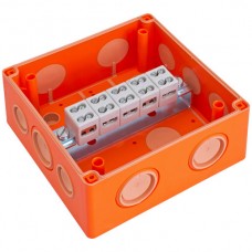 AP-Abzweigdose KSK E60 IP66 126×126×74mm 5×6mm² orange