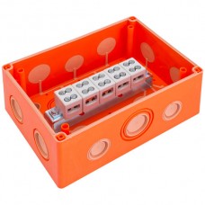 AP-Abzweigdose KSK E60 IP66 176×126×87mm 5×10mm² orange
