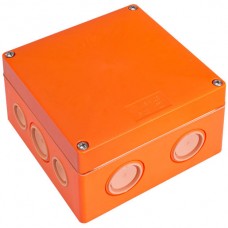 AP-Abzweigdose KSK E90 IP66 126×126×74mm 5×10mm² orange