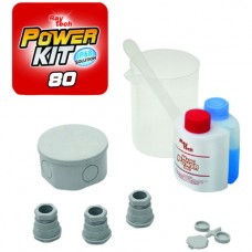 AP-Abzweigdose mit Gel ø80x40 mm Raytech Power Kit 80