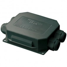 Abzweigdose Raytech READYBOX-N mit Gel, Klemmen und Verschraubung IP68 schwarz