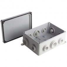 Abzweigdose Woertz 180x130x80 leer grau